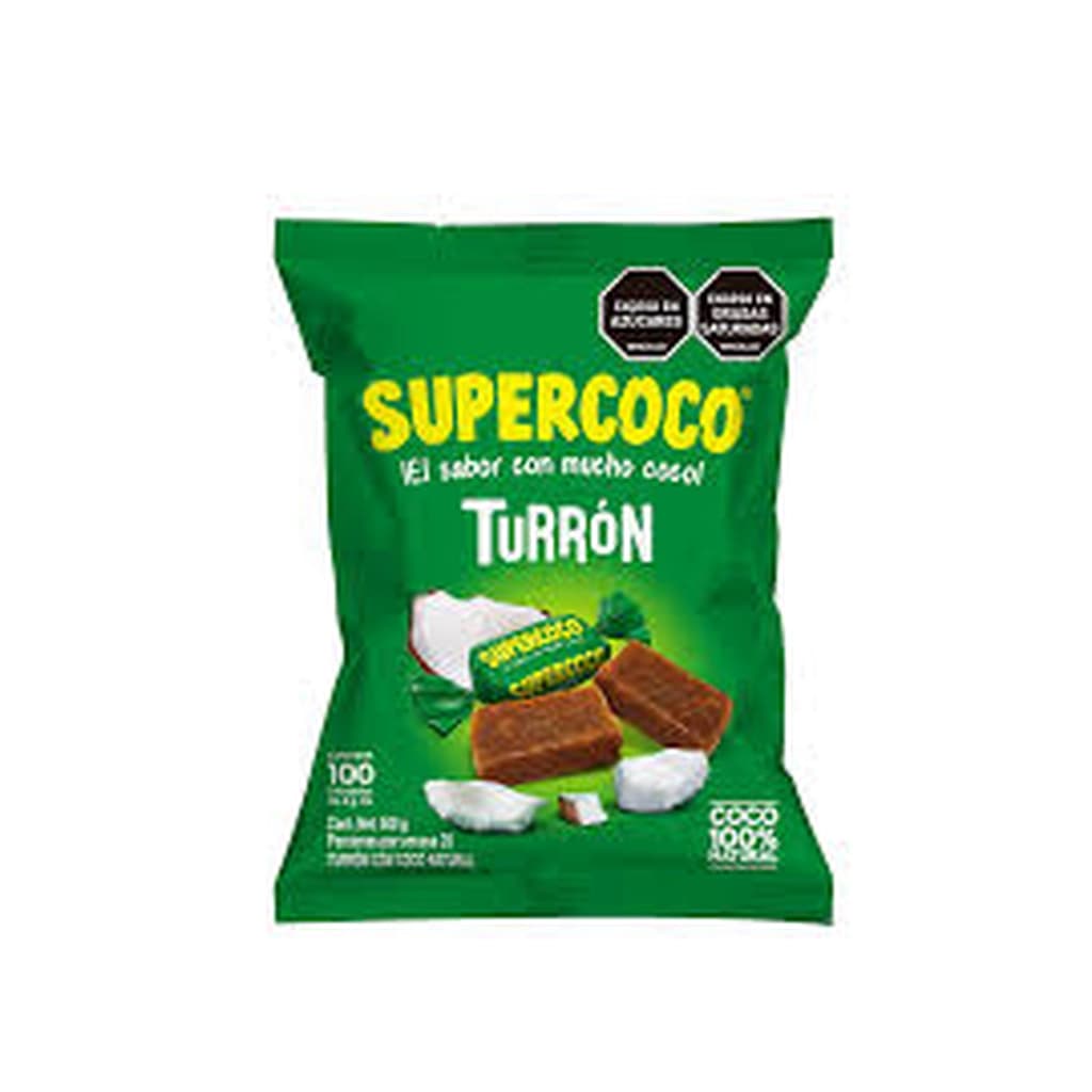 SUPERCOCO TURRON BOLSA X 100 UND