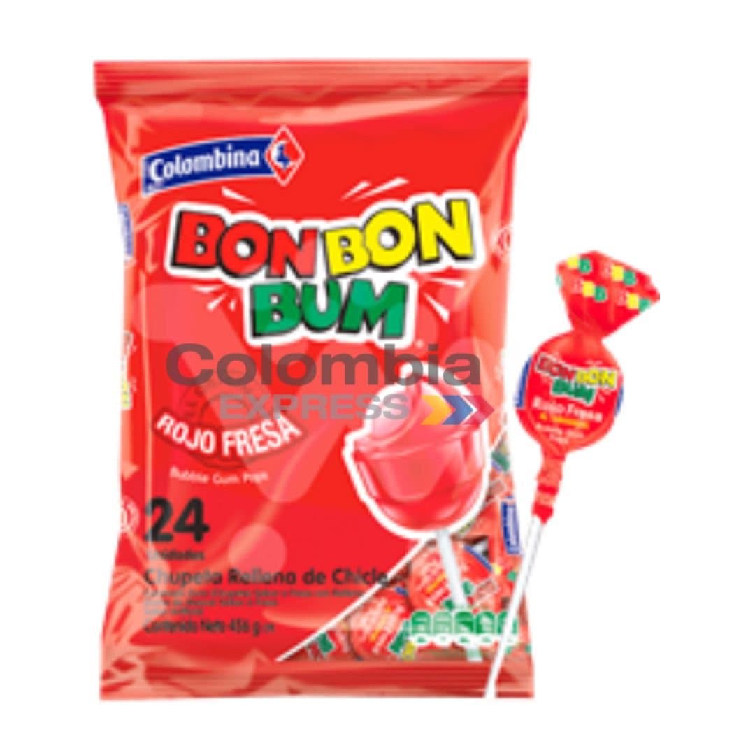 BON BON BUM FRESA BOLSA * 24 UND