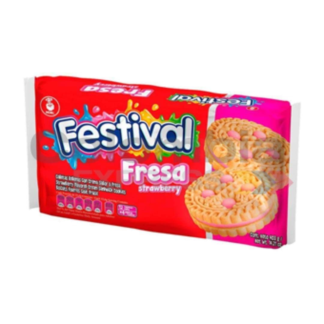 FESTIVAL SABOR FRESA PAQT. * 12 UND