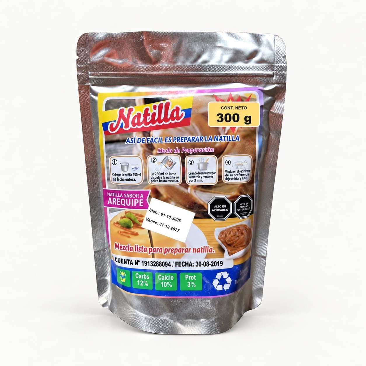 NATILLA LIS 300g SABOR AREQUIPE