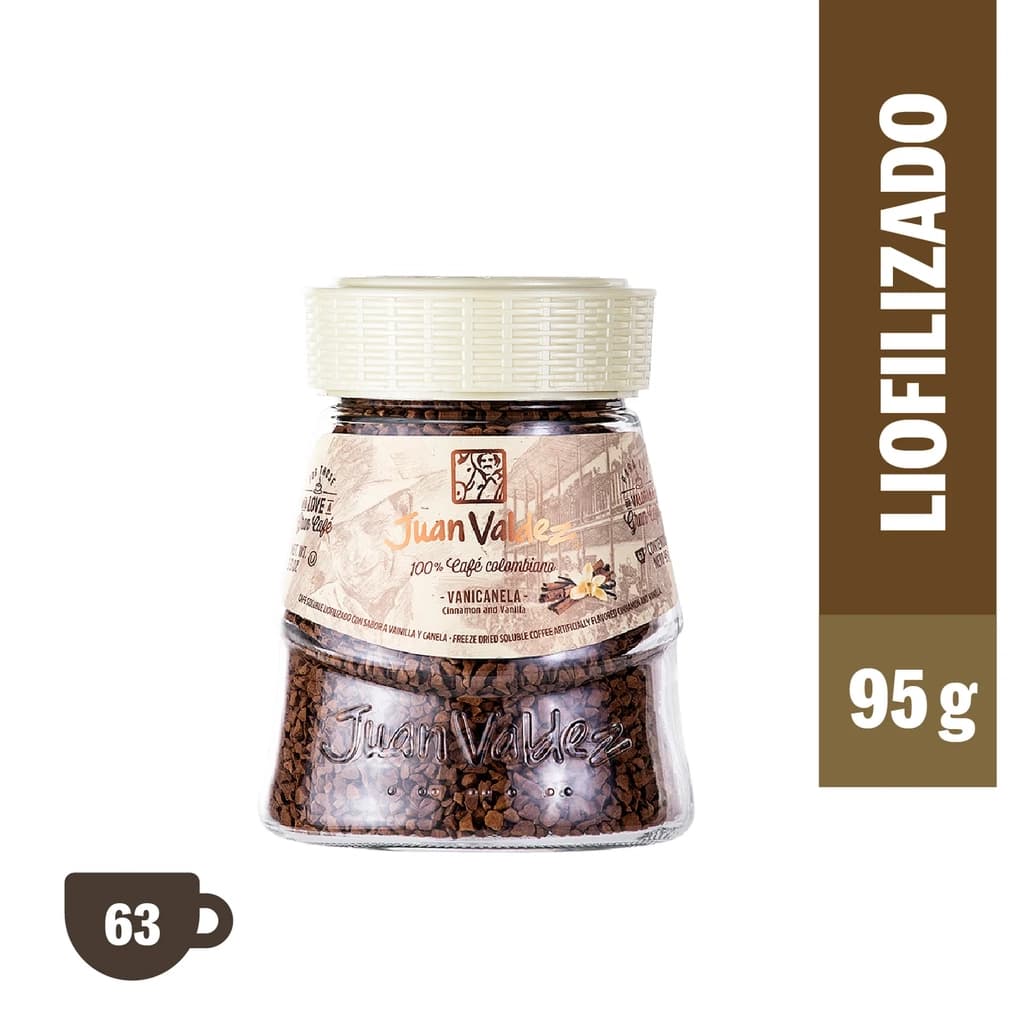 CAFE JUAN VALDEZ VANICANELA 95 g