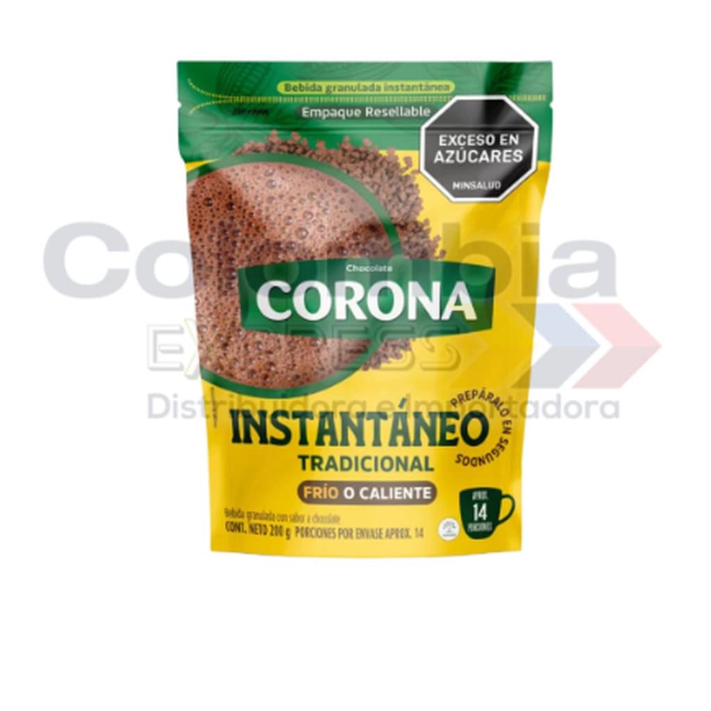 CORONA EN POLVO INSTANTANEO 200g TRADICIONAL