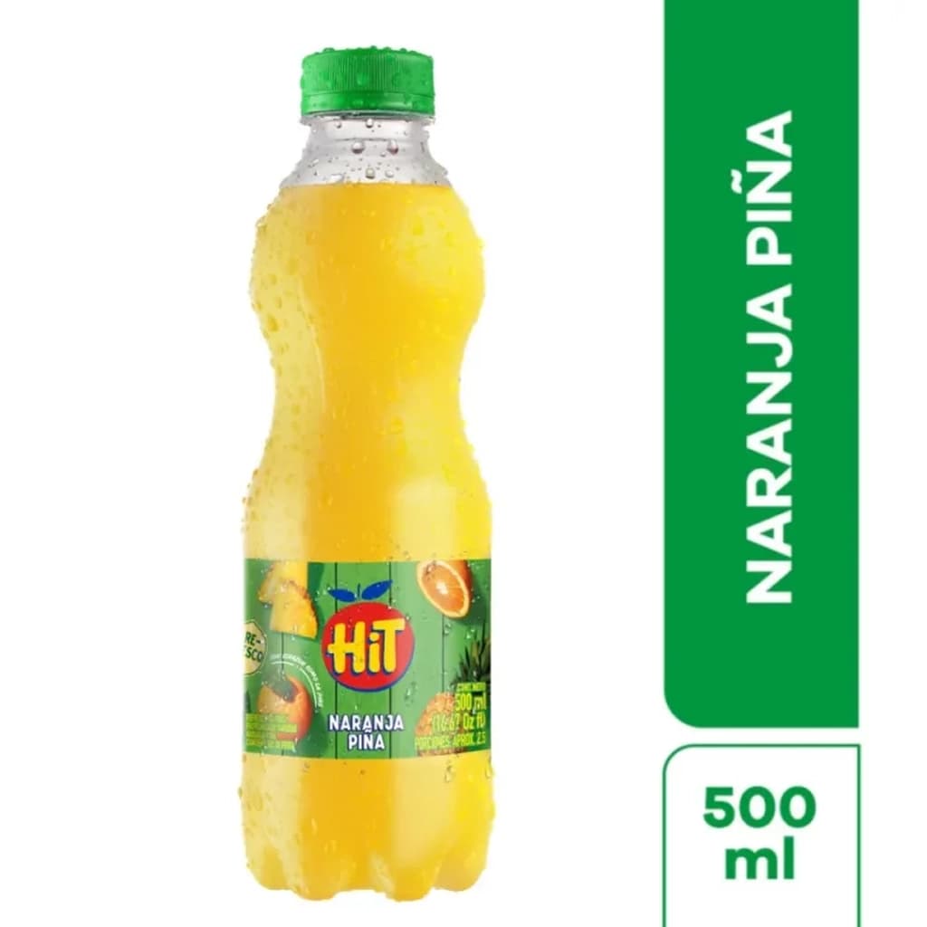 HIT NARANJA PIÑA 500 ML.