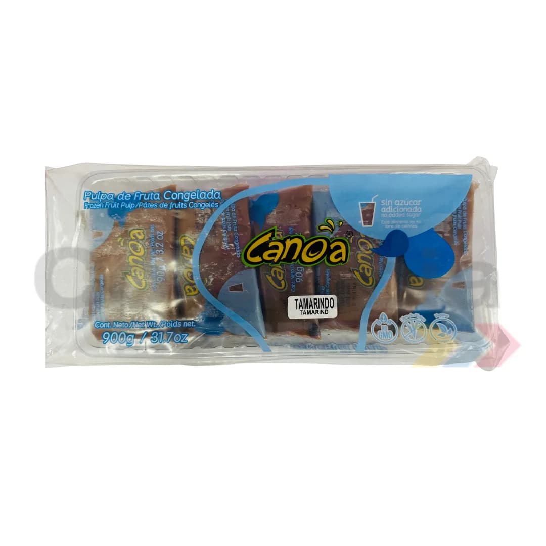 PULPA CANOA TAMARINDO DISPLAY * 10 SOBRES 900 gr