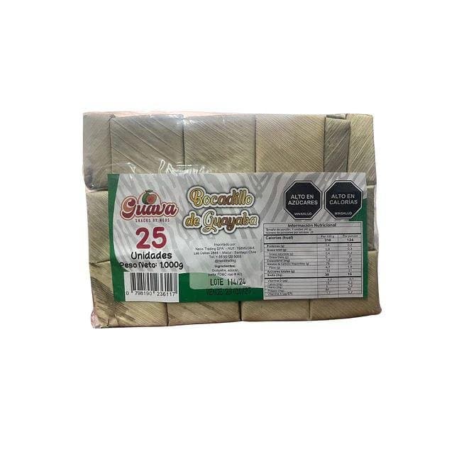 BOCADILLO GUAYABA REPUESTO PQTE *25 UND