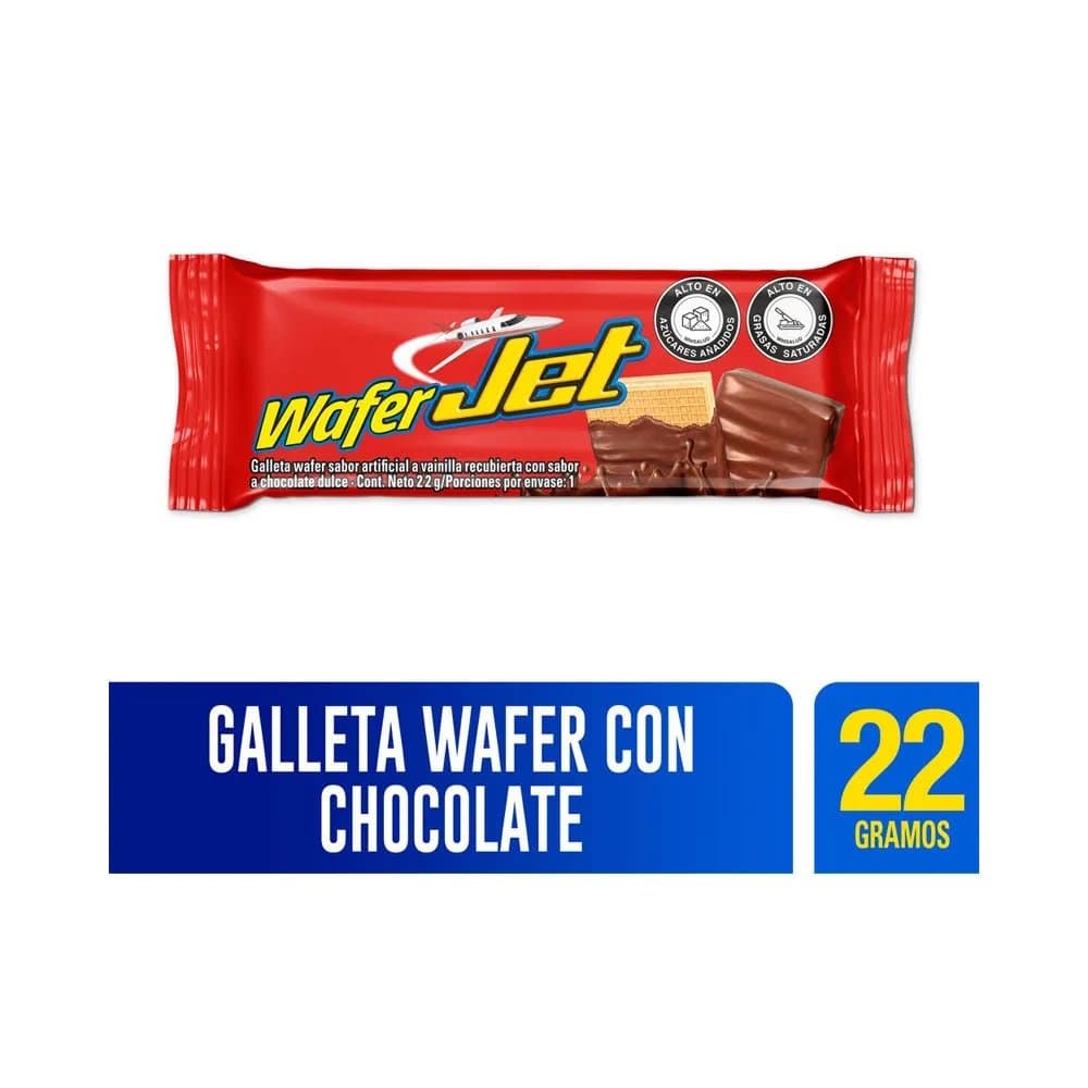 GALLETA WAFER JET VAINILLA 22g