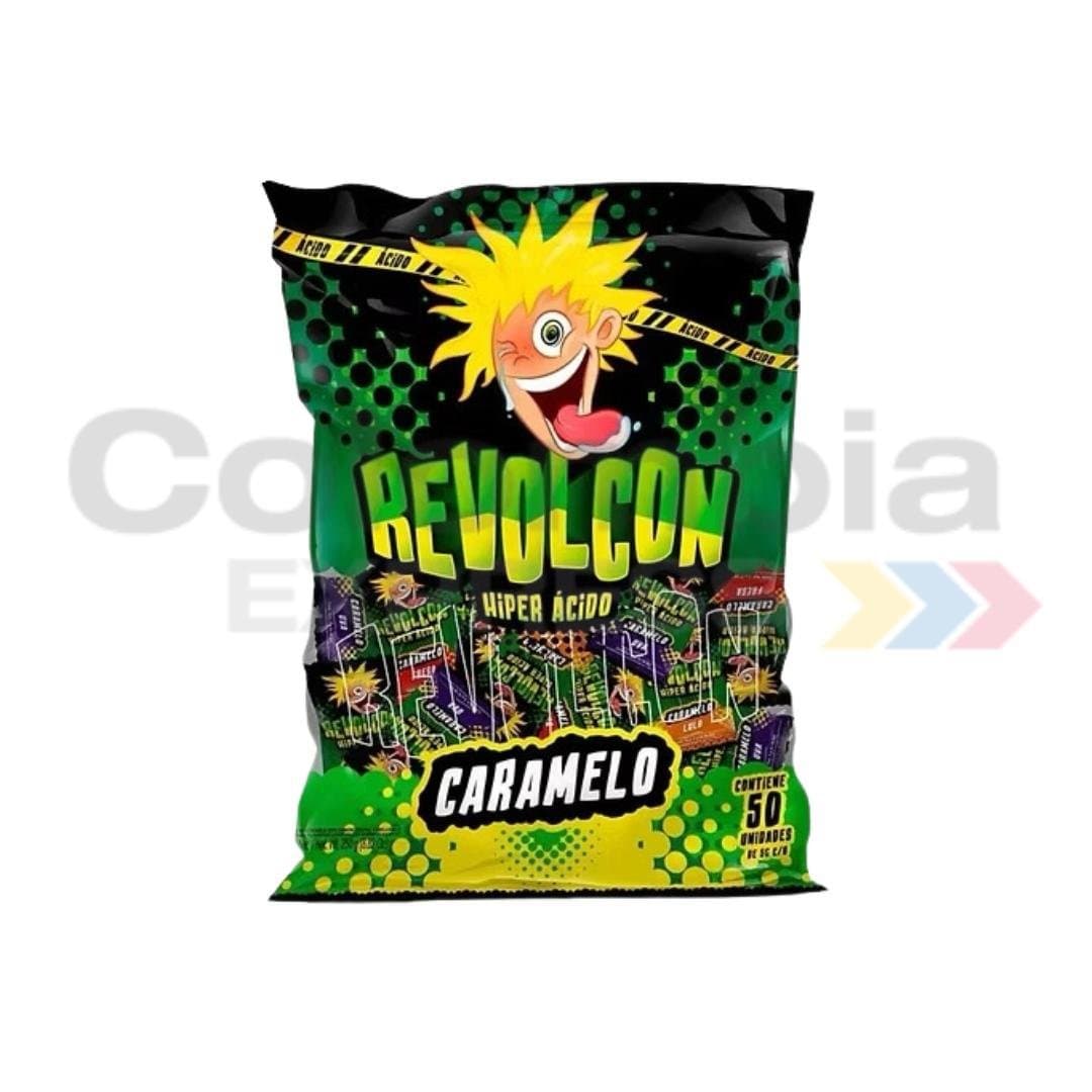 Revolcon Caramelo Acido Bolsa X50(250g)